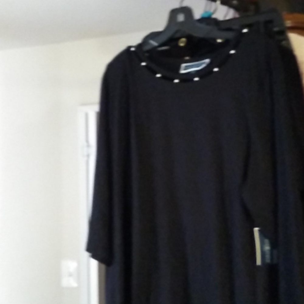 Blouse Basic Black - image 4